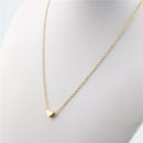 Simple Small Mini Smooth Heart Pendant Necklace Fashion Jewelry For Women