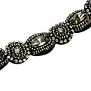 Women Hair Accessories Headband Hairband Bride Crystal Rhinestone Beads Black Elastic Rope Wedding Fashion Vintage Jewelry