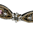 Bridal Flower Crystal Rhinestone Headband Adjustable Elastic Headband Tiara