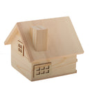 Kids Wooden House Money Bank Coin Money Saving Box Container Table Decor