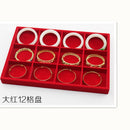 12 Grids Ring Earrings Cufflinks Jewelry Display Organizer Box Tray Showcase