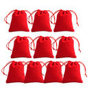 10pcs Velvet Gift Bag Pouch Jewellery Wedding Candy Packaging Beads Gift Bag