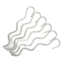 6 Pieces/Lot Super Long 153mm Tibetan Silver Beading Wavy Bookmarks With Loop For DIY Making Jewelry Crafts