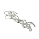 6 Pieces/Lot Super Long 153mm Tibetan Silver Beading Wavy Bookmarks With Loop For DIY Making Jewelry Crafts