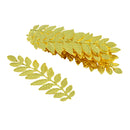 12 Pieces Filigree Leaf Branch Charm Pendant Jewelry Making Findings Gold