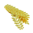 12 Pieces Filigree Leaf Branch Charm Pendant Jewelry Making Findings Gold