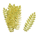 12 Pieces Filigree Leaf Branch Charm Pendant Jewelry Making Findings Gold