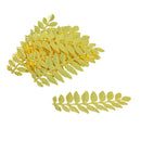 12 Pieces Filigree Leaf Branch Charm Pendant Jewelry Making Findings Gold
