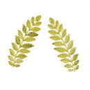 12 Pieces Filigree Leaf Branch Charm Pendant Jewelry Making Findings Gold