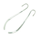 10 Pieces Tibetan Silver Flat Metal Design Beading Bookmarks With 2mm Loop For DIY Crafts