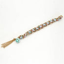 Vintage Bohemian Braided Rope Bracelet Chain Ethnic Tassel Charms Jewelry