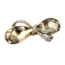 Fashion Women's Crystal Rhinestone Bowknot Bow Hair Clip Hair Barrette Hairpin
