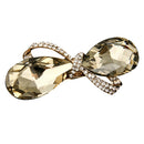 Fashion Women's Crystal Rhinestone Bowknot Bow Hair Clip Hair Barrette Hairpin