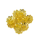 10Pcs Gold Alloy 3D Lotus Blank Mesh DIY Jewelry Findings Beads Spacer Beading Base Setting Charm Jewelry Making