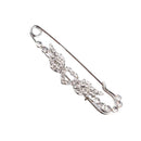 Lucky Charms Angel Wing Heart Shiny Rhinestone Safety Pin Clip for Ladies Scarf Coat Gown Sweater Brooch Corsage