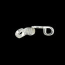 100 Pieces Shiny Silver White Plated Heart Glue on Bails Setting For Necklaces Earring Pendant Jewelry Design