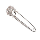 Luxury Rhinestone Scarf Clip Brooches Peacock Brooch Pin Women Jewelry