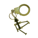 Novelty New Steampunk Screw Robot Pendant Key Ring Clips Keychain for Key Organization