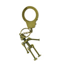 Novelty New Steampunk Screw Robot Pendant Key Ring Clips Keychain for Key Organization
