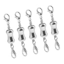 5pcs Silver Plated Magnetic Lobster Clasp For Jewelry Necklace Bracelet DIY
