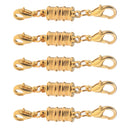 5pcs Magnetic Clasps Connectors 16 x 6mm Jewelry Making With Lobster Clasp