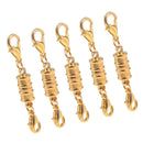 5pcs Magnetic Clasps Connectors 16 x 6mm Jewelry Making With Lobster Clasp