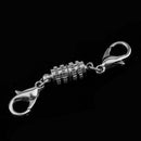 5pcs 5mm Silver Plated Magnetic Clasps For Necklace Jewelry Making Findings