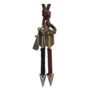 Women Men's Punk Rock Cupid's Arrow Pendant Necklace Couples Jewelry Gifts