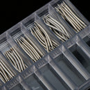100pcs Assorted Spring Bars Watch Band Stainless Steel Link Pins 12-26mm