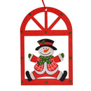 12 Pieces 7 X 9.5cm Wooden Christmas Xmas Tree Hanging Home Party Ornaments