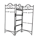 Earrings Necklace Bracelet Eyeglasses Chain Alloy Jewelry Display Organizer Storage Holder Shelf - Black