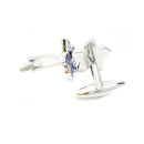 Chic Blue Charm Five Windmills Shirt Cufflinks Cuff Links for Women Men