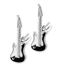 Vintage Guitar Cufflinks For Mens Shirt Business Wedding Party Festival Gift