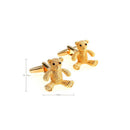 Vintage Bear Cufflinks For Mens Shirt Business Wedding Party Festival Gift