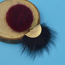 Handmade Two Style Pom Pom Stud Earrings Ear Fashion Women Warm Jewelry