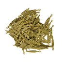 100 Piece Metal Feather Shape Pendants Charms Bracelet Necklace Making Jewelry DIY