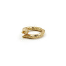 Snake Shape Open Ring Electroplate Ring Women Fashion Adjustable Band Gold Lady Jewelry