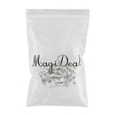 30 Pcs Oval Net Tibetan Silver Glue-on Flat Pad Bails Settings Pendants