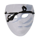Halloween Mask Unisex Full Face Costume Party Performing Mask Black White