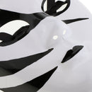 Halloween Mask Unisex Full Face Costume Party Performing Mask Black White
