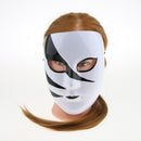 Halloween Mask Unisex Full Face Costume Party Performing Mask Black White