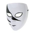 Halloween Mask Unisex Full Face Costume Party Performing Mask Black White