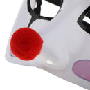 Half Face Clown Cosplay Mask Costume Festival Funny Adults Hand Painted Mask