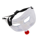 Half Face Clown Cosplay Mask Costume Festival Funny Adults Hand Painted Mask