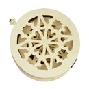 3Pcs Flower And Flower Hollow Pattern Cap Plain Wood Jewelry Case Storage Box Memorial Keepsake Box Gift for Women Men