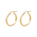 4 Pieces 25mm Mixed Color Loop Round Hoop Earrings Charms Bridal Jewelry