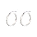 4 Pieces 25mm Mixed Color Loop Round Hoop Earrings Charms Bridal Jewelry