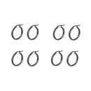 4 Pieces 25mm Mixed Color Loop Round Hoop Earrings Charms Bridal Jewelry