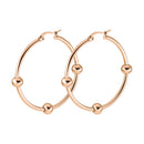 4 Pieces 316L Stainless Steel Hoop Earrings for Women Huggie for Sensitive Ears