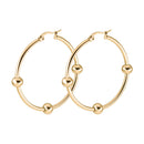 4 Pieces 316L Stainless Steel Hoop Earrings for Women Huggie for Sensitive Ears